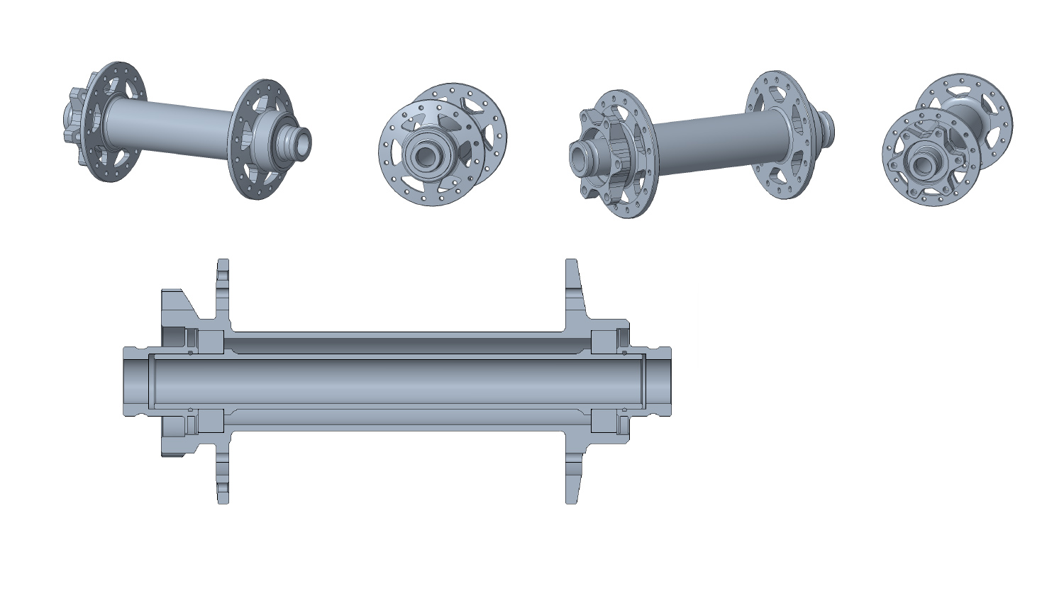 Rollingstar II Fat Bike Hubs Front 150mm